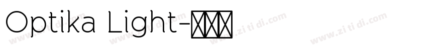 Optika Light字体转换 Optika Light字体转换